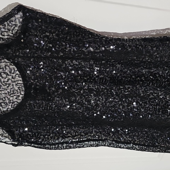 Elegant Black Sequin. Women's Top. By Daytrip. Size Small - Picture 2 of 6
